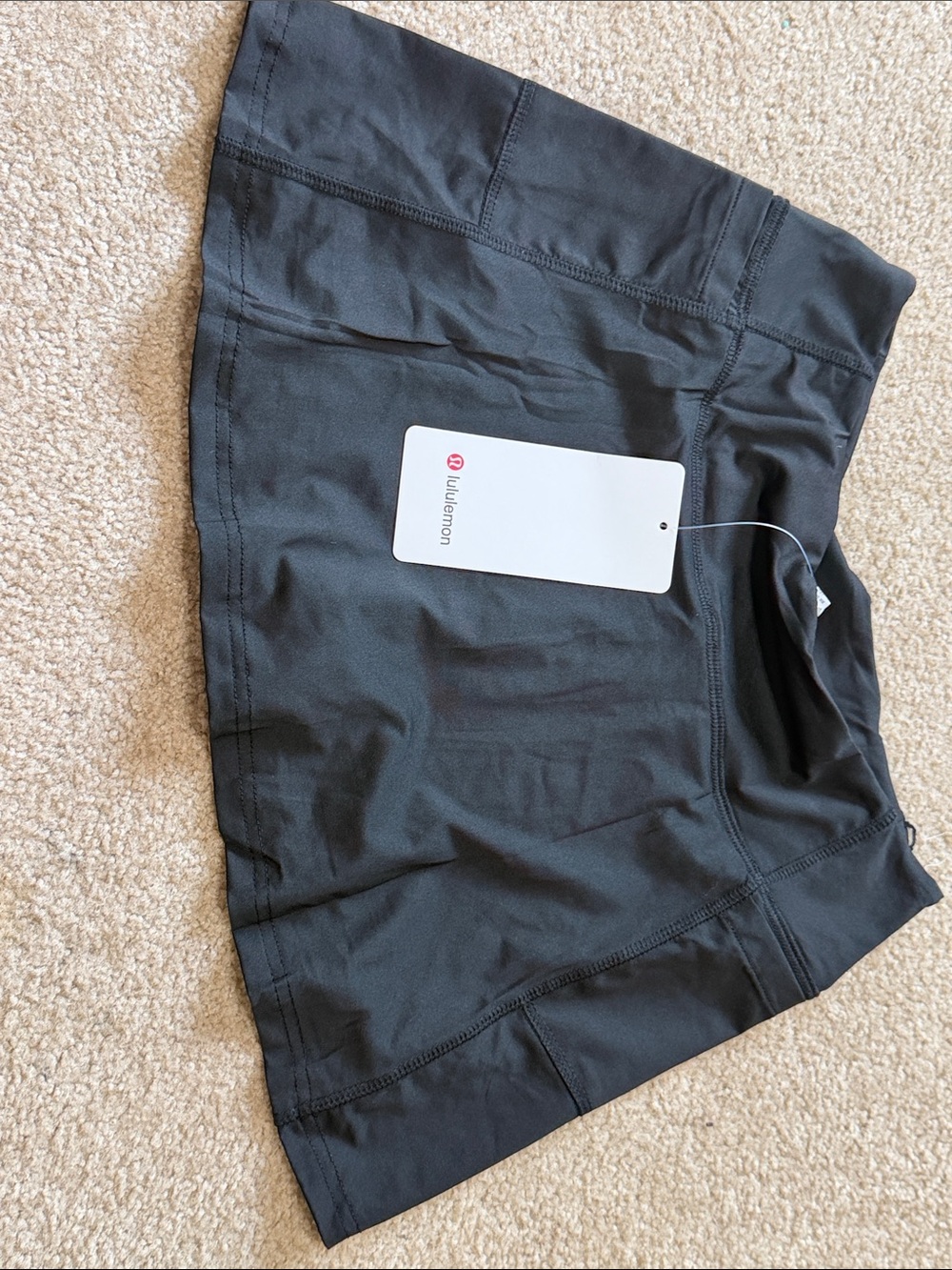 lululemon athletica Black Athletic Skort